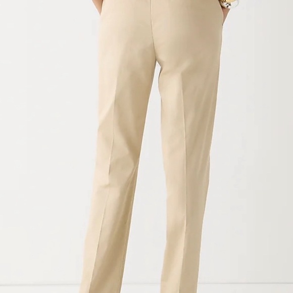 NWT J.Crew Petite Kate Cuffed Straight-Leg Pants – 6P – Light Tan - Picture 3 of 8